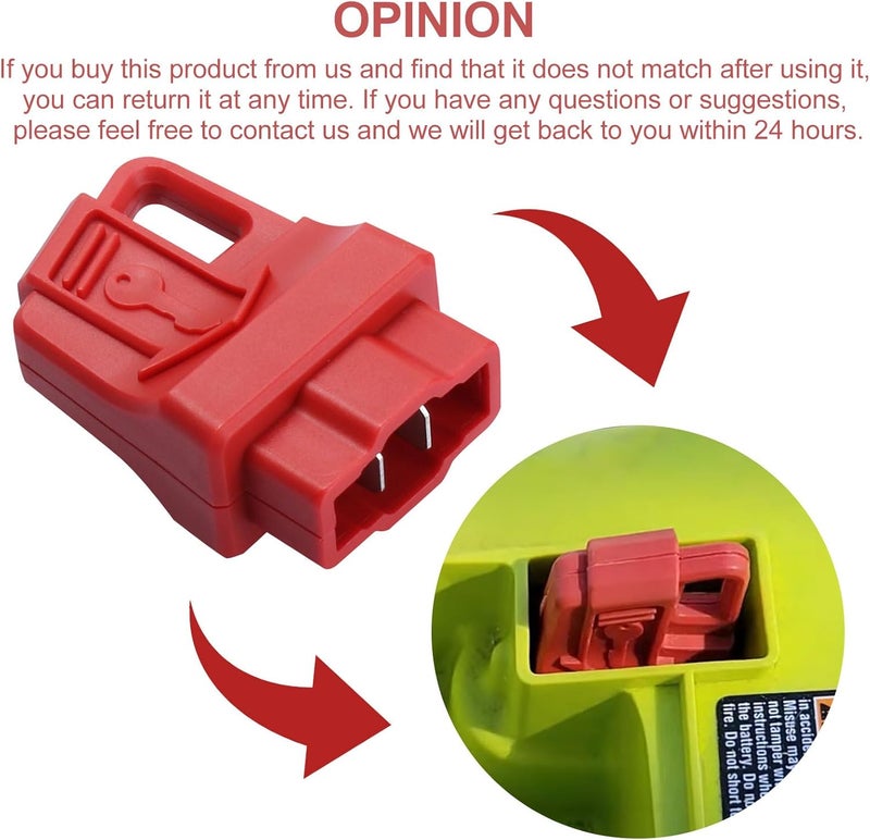 VIDABTE 311280001 Starter Key for Lawn mowers, Mower Fuse Keys for Ryobi 40V Lawn Mower P1100, RY40104, RY40108, RY40109 (red - 2 pcs) - Image 4